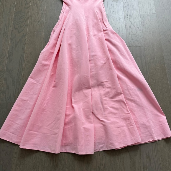 STAUD Joy Gown Long Maxi Dress Pearl Pink - Size 2 - Picture 5 of 11